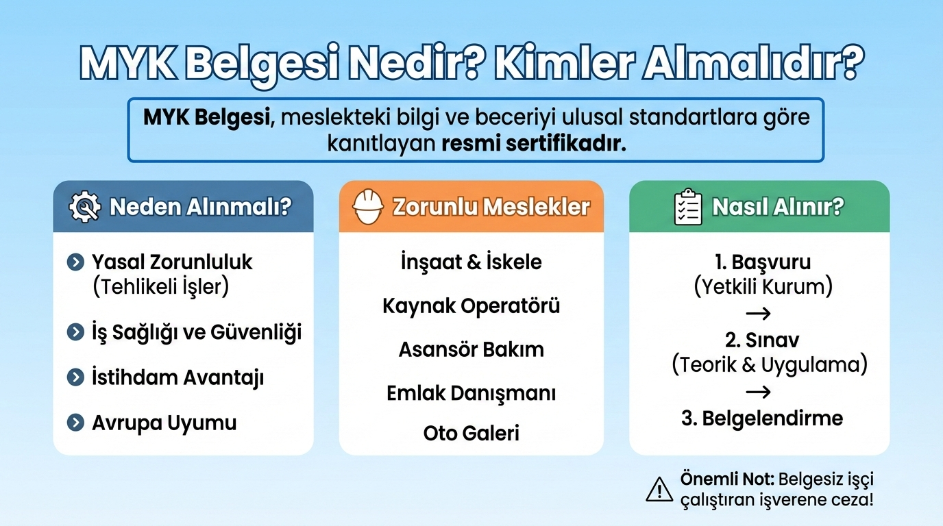 MYK Belgesi Nedir? Kimler Almalıdır?